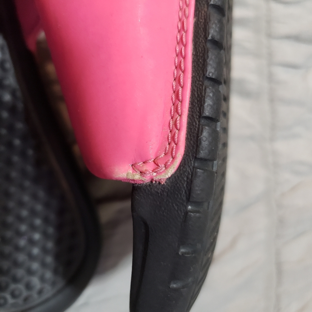 Nike Benassi Jdi Hot Pink & Black Youth Slides Sandals 4y Discontinued Style - Picture 5 of 7